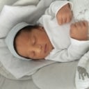 A photograph of a baby.